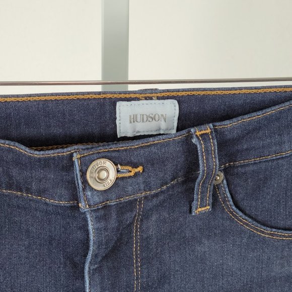 HUDSON Nico Super Skinny Fit Jeans blue Sz 26 - Picture 4 of 10
